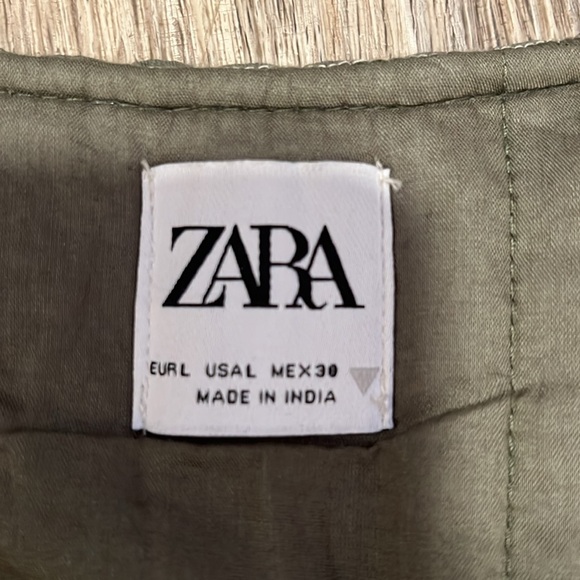 ZARA QUILTED WAISTCOAT WITH EMBROIDERY VEST - Picture 10 of 10